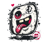 Naughty Kawaii Japan Cartoon Tofu