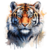 Aquarelle de tigre