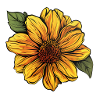 Fleur jaune