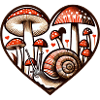Escargot champignon