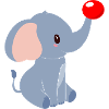 funny elephant, funny nose