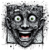 Square happy face