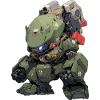 Robot de combat Chibi