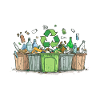 Anti Littering No Environment Recycle