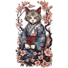 Kimono Cat Aesthetic Yokai Streetwear