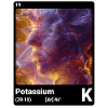 Kalium K kjemisk grunnstoff periodisk system 019
