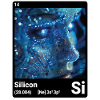 Periodensystemelement Silizium (Si) 014