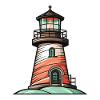 Lighthouse Symbol Coast