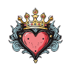 Heart Crown Love