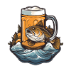 Bière de pêche