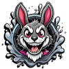 Crazy Easter Bunny