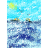 Rough seas