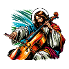 Jesus Christ cello music design