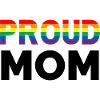 Proud Mom Rainbow