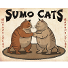 Sumo Cats (Vintage)