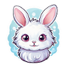 lapin de Pâques mignon