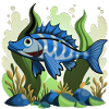 Blue fish