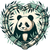 Pandabär Bambus