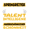 Springreiter ein Paradebeispiel Springreiten