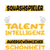 Squashspieler ein Paradebeispiel Squash