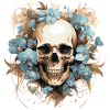 Flower Skull