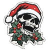 Christmas Skull Skull Santa Claus Tattoo