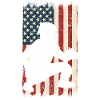 Baseball, drapeau américain, patriotique