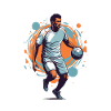 Handball Player Streetwear Iconic Style