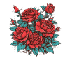 A bouquet of roses