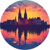 Lübeck Skyline