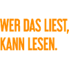 Wer das liest, kann lesen.