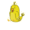 funny yellow canary