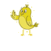 Canary waving
