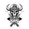 SRS Viking Skull Logo