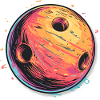 Bowling Ball Cartoon Look