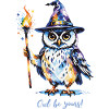 Magical Owl: Owl be yours! -Watercolour