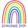 Schulkind 2024 blau
