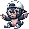 HIP HOP Baby Monkey