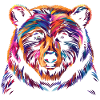 Bunte Bär Illustration