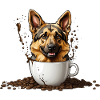 COFFEE GERMAN SHEPHERD