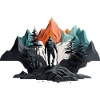 OUTDOOR MOUNTAINS HIKING HIKER