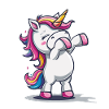 Kissing Unicorn Cartoon