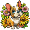 Cute French bulldog