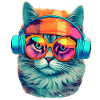 Chat musical #cat #tshirt