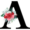 Letter to Red Floral