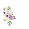 Purple Floral Letter