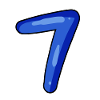 7 blue
