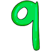 Number 9 - Nine - 9 Motif