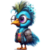 Cute Peacock Cartoon