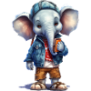 Cute elephant cartoon